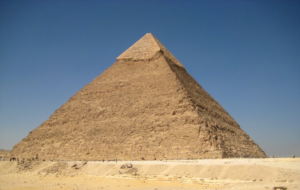 Pyramid of Khafre and the Pyramid of Menkaure