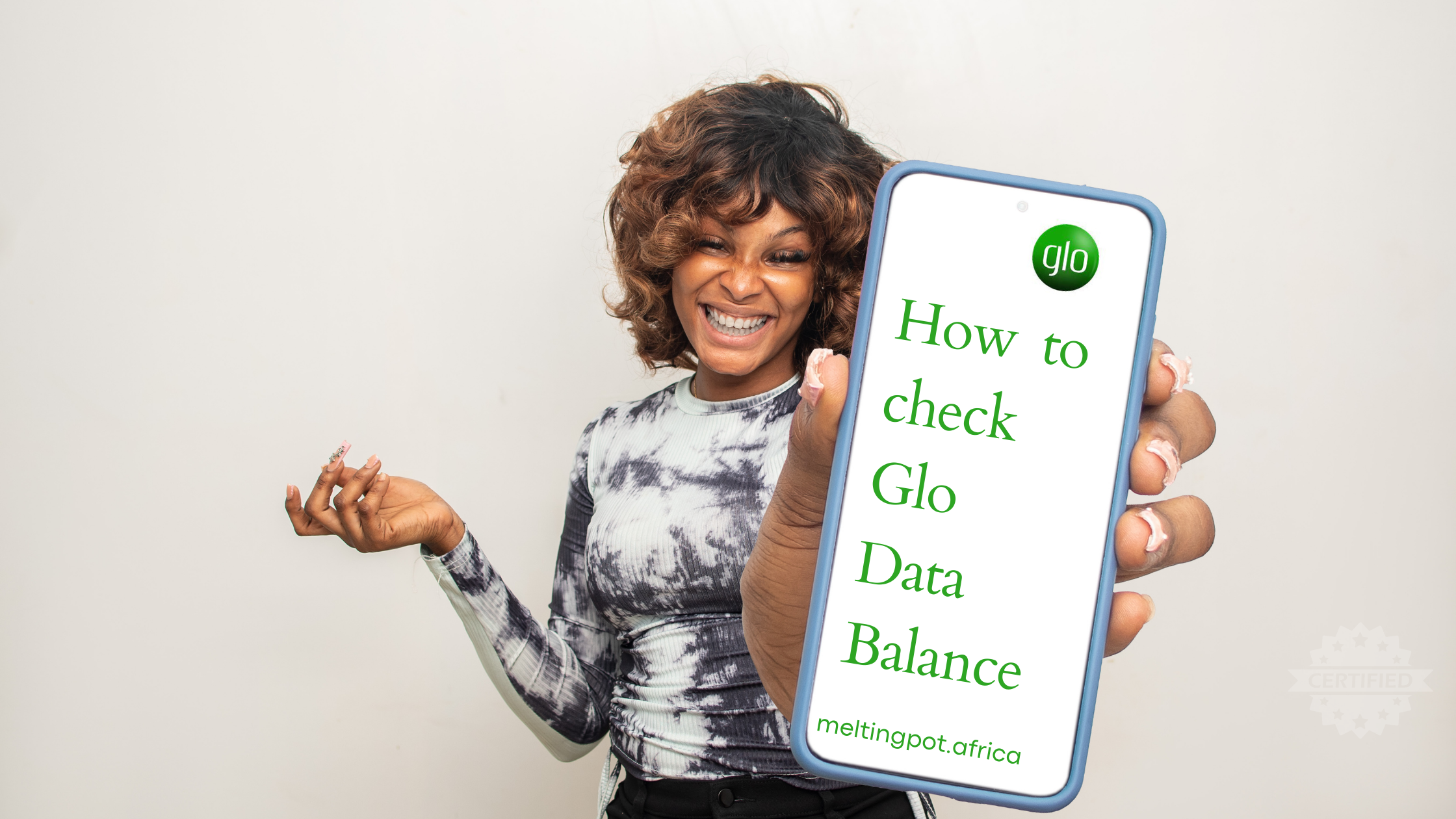 pin for checking data balance on glo