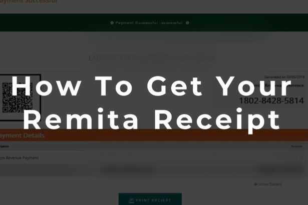 HOW TO GET YOUR REMITA RECEIPT