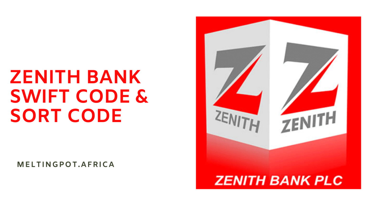 Zenith Bank Swift Code
