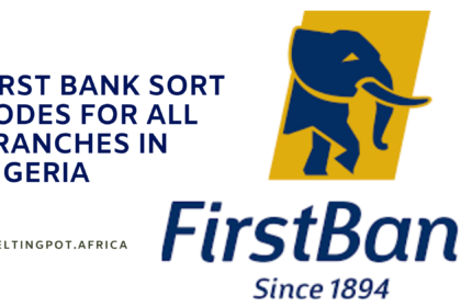 First Bank Sort Code