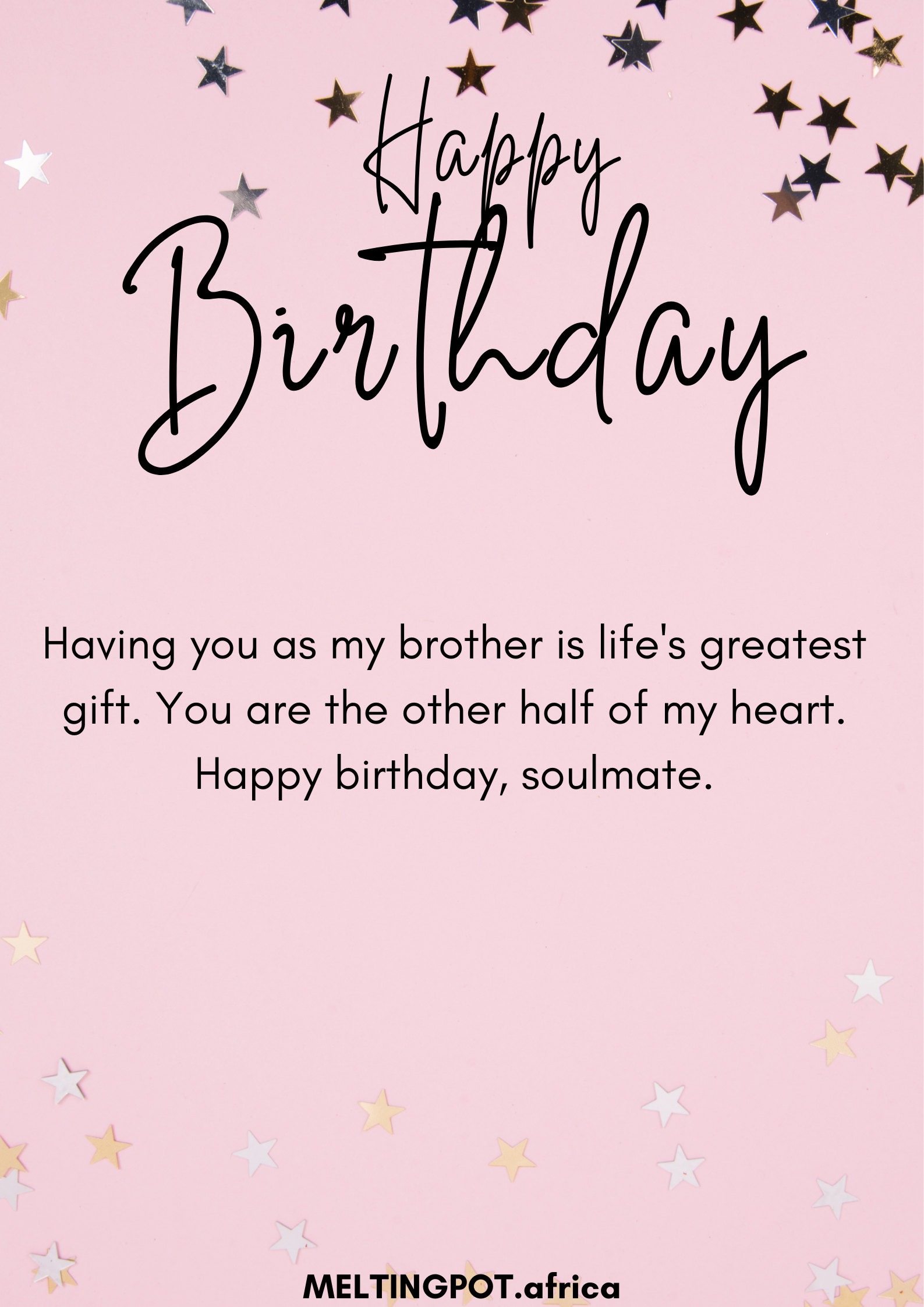 Heart Touching Birthday Wishes For Younger Brother